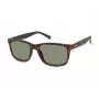 KENNETH COLE Męskie KC1376-5552N Okulary przeciwsłoneczne prostokątne - czarna oprawka szare szkła 55/18/145 mm UV400