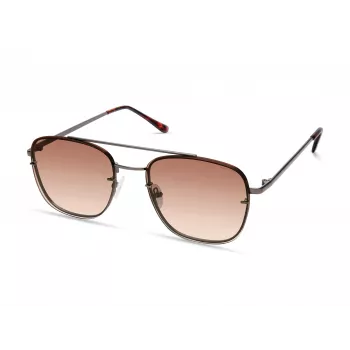 Okulary przeciwsłoneczne Kenneth Cole męskie KC1399-5608F prostokątne - czarny/szary 56mm