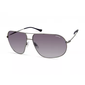 Kenneth Cole Męskie Okulary Przeciwsłoneczne Rectangle KC2984-6709B - Czarna Oprawka, Soczewki Smoke Grey
