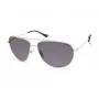 Kenneth Cole Męskie Okulary Przeciwsłoneczne Prostokątne KC2971-6032A - Czarna Oprawka, Szare Szkła, 60mm