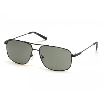 Okulary przeciwsłoneczne męskie Kenneth Cole KC2969-5902N - czarna oprawka, szare szkła, ochrona UV400