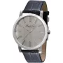 Zegarek męski KENNETH COLE IKC1931 44mm, koperta ze stali nierdzewnej, niebieska tarcza, brązowa skóra
