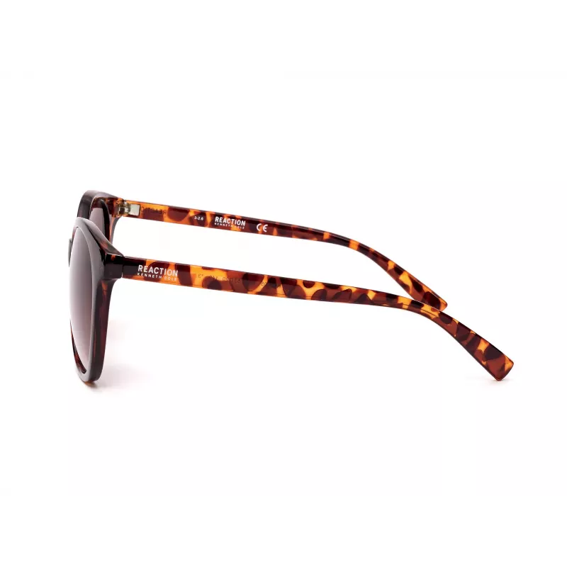Okulary przeciwsłoneczne Kenneth Cole Women's KC1305-5352F - Oprawka z brązowego octanu w kolorze Havana z brązowymi soczewkami gradientowymi - 53/20/140 mm