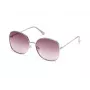 KENNETH COLE Damskie Okulary Przeciwsłoneczne Prostokątne KC2978-6010Z Czarna Oprawka Szare Szkło 60mm