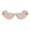 KENZO KZ40007I-72Z Okulary przeciwsłoneczne damskie kocie oko Błyszczące różowe złoto Brązowy gradient