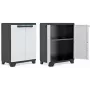 KETER LINEAR CABINET LOW 68x39x90cm Czarny/Szary