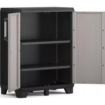 KETER LOW CABINET PRO 68x39x90cm Czarny/Szary