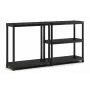 KETER Plastikowy regał na książki 5 półek 90 x 45 x 182 cm Czarny