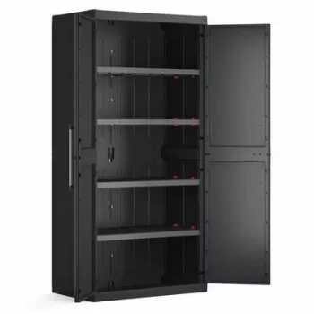 KETER WARDROBE DETROIT XL HIGH 89x182x54cm Czarny/Szary