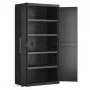 KETER WARDROBE DETROIT XL HIGH 89x182x54cm Czarny/Szary
