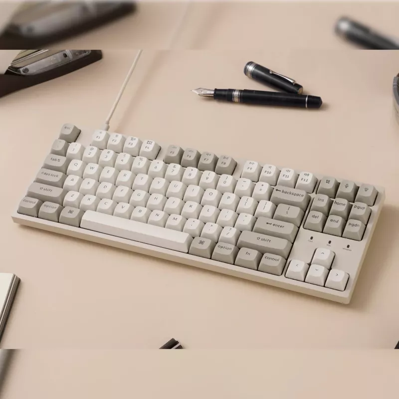 Keychron C1 Pro 8K 80% Super Red Hot-swappable RGB Przewodowa klawiatura mechaniczna