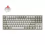 Keychron C1 Pro 8K 80% Super Red Hot-swappable RGB Przewodowa klawiatura mechaniczna