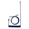 Keychron Coiled Aviator Blue Kabel USB-C do USB-A z odłączanym złączem GX16 4-pin, 200 cm