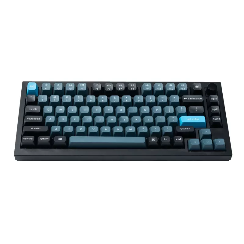 Keychron Double Shot KSA PBT Keycap Set - Ciemnoszary/Szary/Niebieski (137 klawiszy)