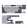 Keychron Double Shot KSA PBT Zestaw Klawiszy - Ciemnoszary/Biały Dym (137 klawiszy, MX-Style, ANSI)