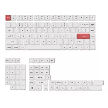 Keychron Double Shot PBT OSA Pełny Zestaw Klawiszy - Czarny/Biały