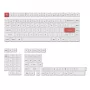 Keychron Double Shot PBT OSA Pełny Zestaw Klawiszy - Czarny/Biały