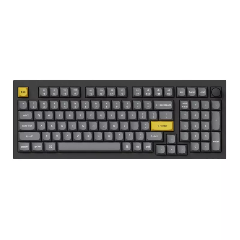 Keychron Double Shot PBT OSA Pełny Zestaw Klawiszy – Ciemny Szary (140 klawiszy, MX Style)