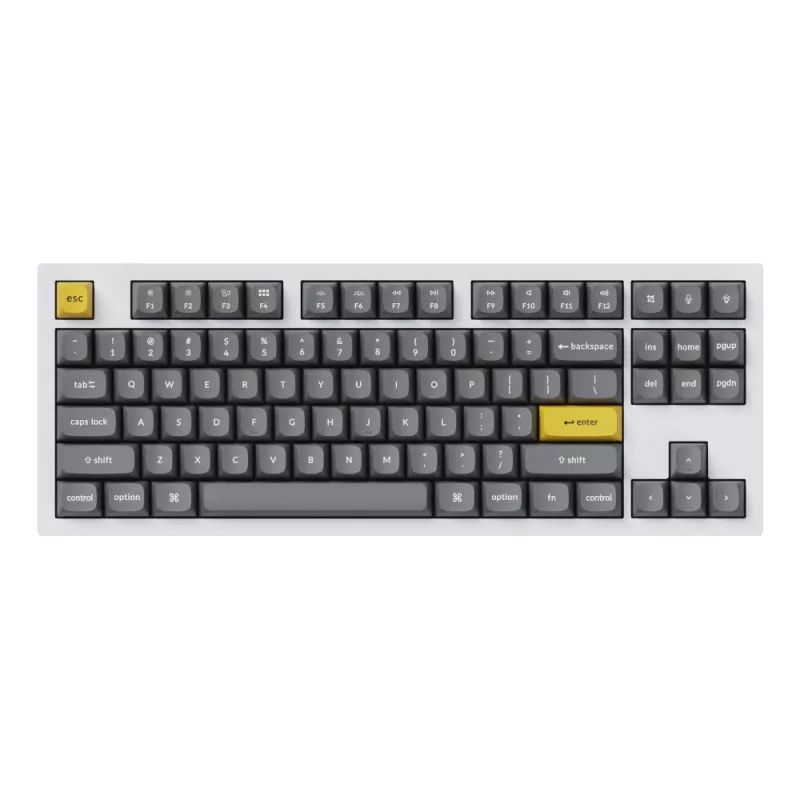 Keychron Double Shot PBT OSA Pełny Zestaw Klawiszy – Ciemny Szary (140 klawiszy, MX Style)