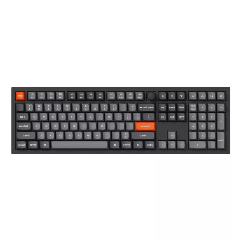 Keychron Double-Shot PBT OSA Keycap Set - Szary (142 klawisze, MX-Compatible)