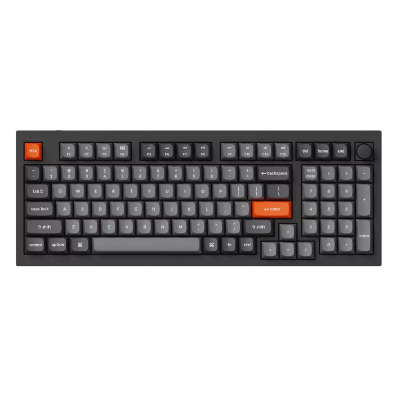 Keychron Double-Shot PBT OSA Keycap Set - Szary (142 klawisze, MX-Compatible)