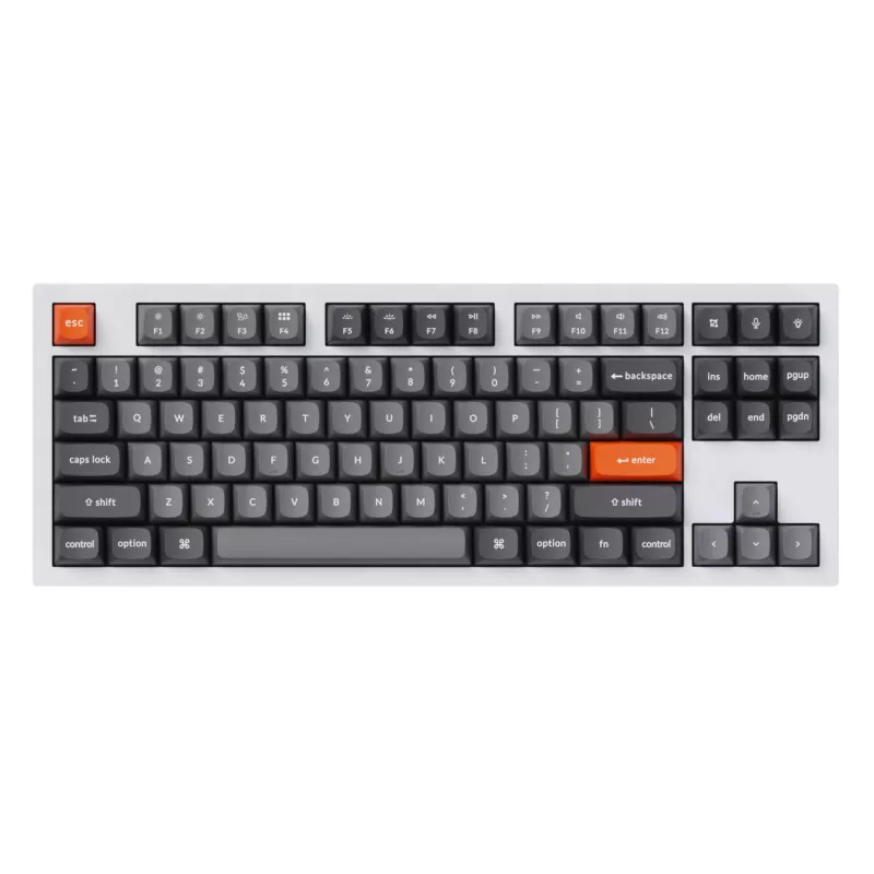Keychron Double-Shot PBT OSA Keycap Set - Szary (142 klawisze, MX-Compatible)