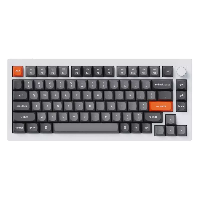 Keychron Double-Shot PBT OSA Keycap Set - Szary (142 klawisze, MX-Compatible)
