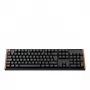 Keychron K10 HE Bezprzewodowa Klawiatura Mechaniczna z Przełącznikami Magnetycznymi Układ Niemiecki (Czarny/Drewno, DE-Layout, Gateron Double-Rail Magnetic Nebula, Hot-Swap, Aluminiowa Rama, RGB)