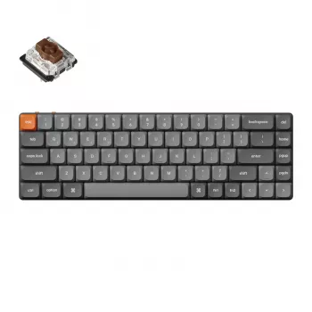 Keychron K7 Max QMK/VIA 65% Bezprzewodowa Własna Klawiatura Mechaniczna | Przełączniki brązowe