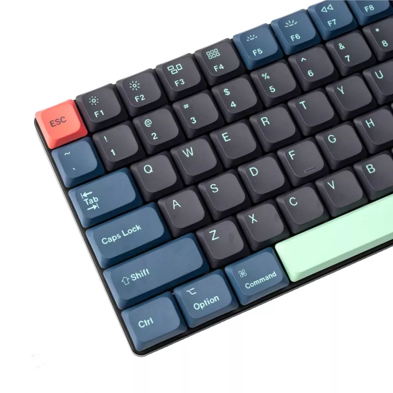 Keychron Low Profile Dye-Sub PBT LSA Full Set Keycap Set – Hacker Edition (133 klawisze, PBT, niskoprofilowe)