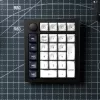 Keychron Q0 Max QMK Gateron Jupiter Banana RGB Bezprzewodowa Niestandardowa Klawiatura Numeryczna Obudowa Biała