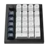 Keychron Q0 Max QMK Gateron Jupiter Banana RGB Bezprzewodowa Niestandardowa Klawiatura Numeryczna Obudowa Biała