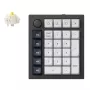 Keychron Q0 Max QMK Gateron Jupiter Banana RGB Bezprzewodowa Niestandardowa Klawiatura Numeryczna Obudowa Biała