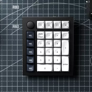 Keychron Q0 Max QMK Gateron Jupiter Red RGB Bezprzewodowa Numpad Custom Carbon Black