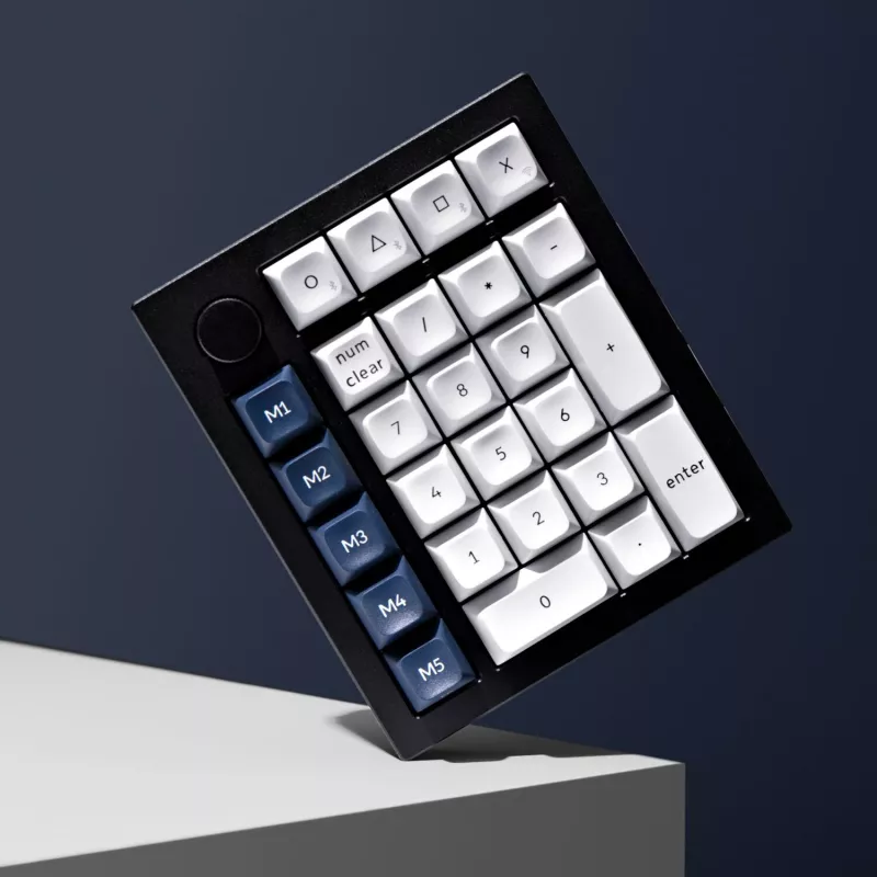 Keychron Q0 Max QMK Gateron Jupiter Red RGB Bezprzewodowa Numpad Custom Carbon Black