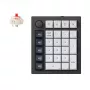 Keychron Q0 Max QMK Gateron Jupiter Red RGB Bezprzewodowa Numpad Custom Carbon Black