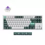 Keychron Q3 HE QMK 80% Bezprzewodowa niestandardowa klawiatura mechaniczna (przełącznik Nebula) - biała obudowa