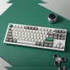 Keychron Q3 Max 80% Pełna Konfiguracja Pokrętło Czerwone Przełączniki Hot-Swap Gateron Jupiter RGB Bezprzewodowa Klawiatura - Biała Obudowa