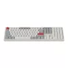 Keychron Q6 Max QMK/VIA Bezprzewodowa niestandardowa klawiatura mechaniczna OSA Gateron Red Jupiter Przełączniki - Biała muszla