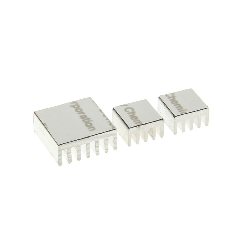 KING MOD SERVICE Zestaw radiatorów do Raspberry Pi - Srebrny