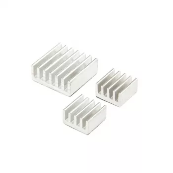 KING MOD SERVICE Zestaw radiatorów do Raspberry Pi - Srebrny