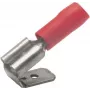 Klauke 720AZ Płaska końcówka żeńska z odgałęzieniem, szerokość wsuwki 6,3 mm, grubość wsuwki 0,8 mm, 180°, zaciskana, 0,5-1,5 mm², nieizolowana