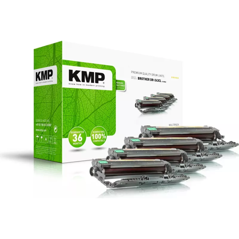 KMP B-DR32 Toner Unit Refurbished Compatible - Black, Cyan, Magenta, Yellow (4 Pack)