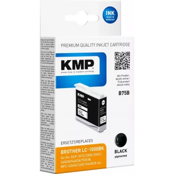 KMP B75B Kompatybilny Czarny Tusz do Brother LC1000BK (16,3 ml) 1035,4001