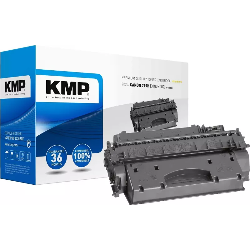 KMP C-T238BX Black Compatible Toner Cartridge (Replaces Canon 719H) for Canon i-SENSYS LBP251, LBP252, LBP253, LBP6310, MF411, MF416, MF418, MF419, MF6140, MF6180