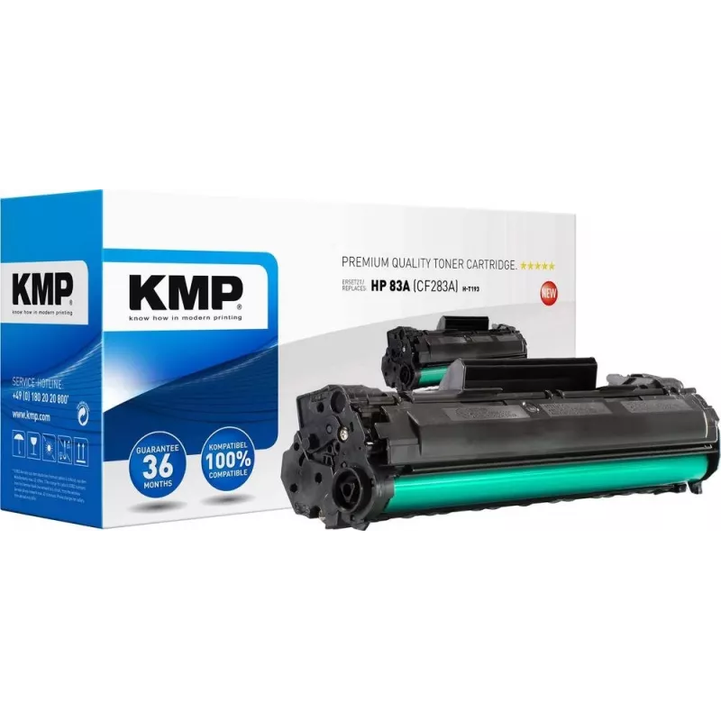 KMP H-T193 Kompatybilny wkład tonerowy czarny 80g do HP 83A