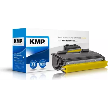 KMP Toner czarny o wysokiej wydajności, kompatybilny z Brother TN6600 do HL-1030, HL-1230, HL-1240, HL-1250, HL-1270, HL-1430, HL-1440, HL-1450, HL-1470, P2500, MFC-9850, MFC-9870 (1146,HC00)