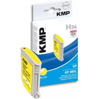 KMP Remanufactured HP Ink Cartridge C9393AE, Yellow (1704,4939)