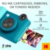 Kodak SMILE+ Aparat do natychmiastowego drukowania, 2x3'', Niebieski