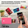 KODAK STEP Instant Mobile Photo Printer - ZINK 2x3 inch - 1 ppm - Bluetooth - Pink